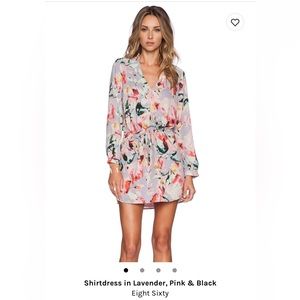 Eight Sixty floral mini dress